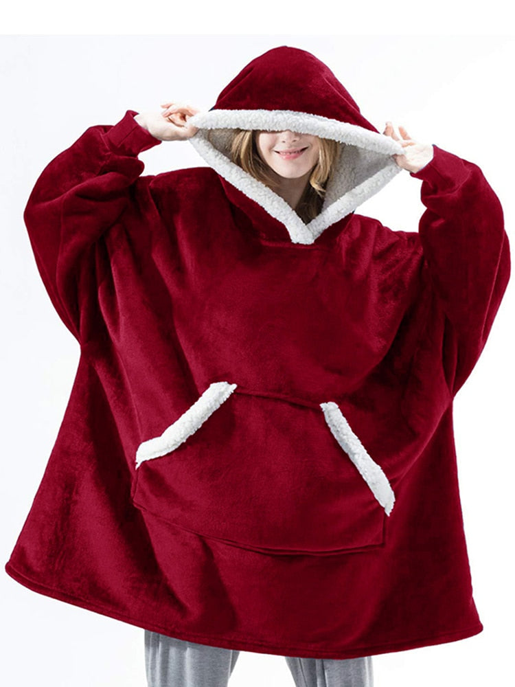 Oversized Hoodie Blanket